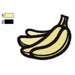 Free Bananas 02 Embroidery Designs